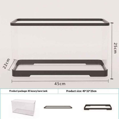 Acrylic Fish Tank - Transparent Lazy Aquarium - Amanluxe