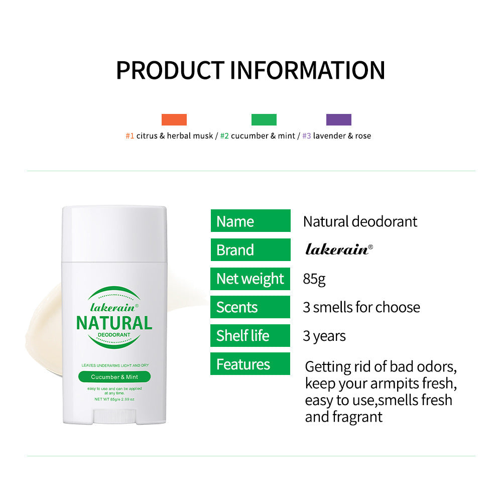 Natural Deodorant Armpit Refreshing Antiperspirant null