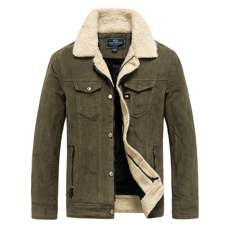 Winter Work Jacket Men's Padded And Thickened Jacket