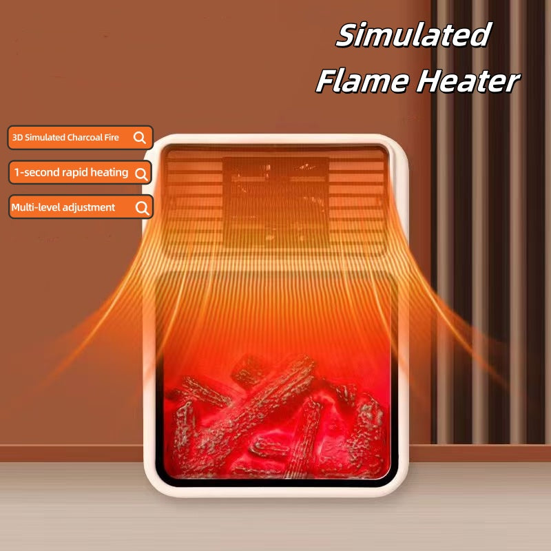 500W Portable Electric Space Heater Mini Desktop Fan Heater