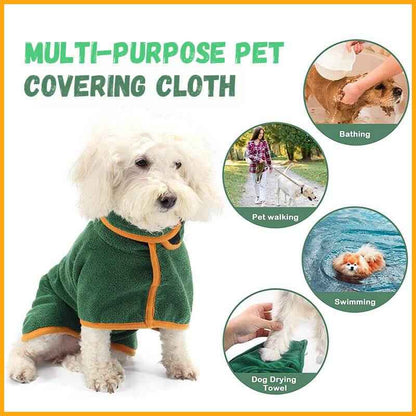 Absorbent Pet Bathrobe - Microfiber - Amanluxe