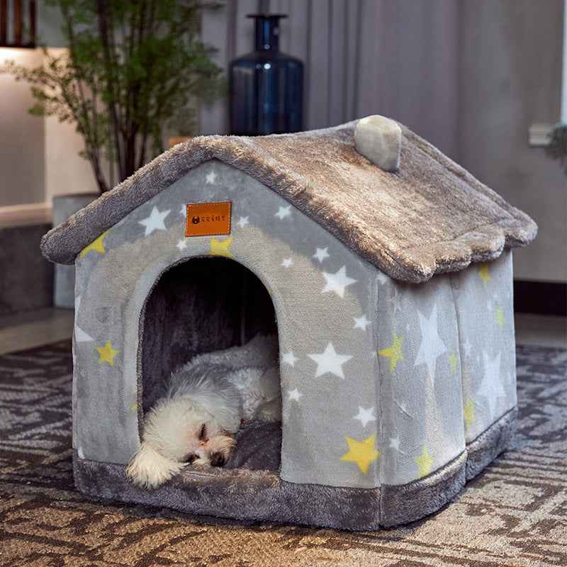 Foldable Dog House - Winter Villa Bed - Amanluxe