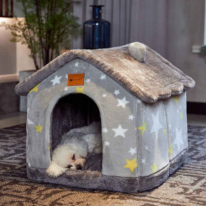 Foldable Dog House - Winter Villa Bed - Amanluxe