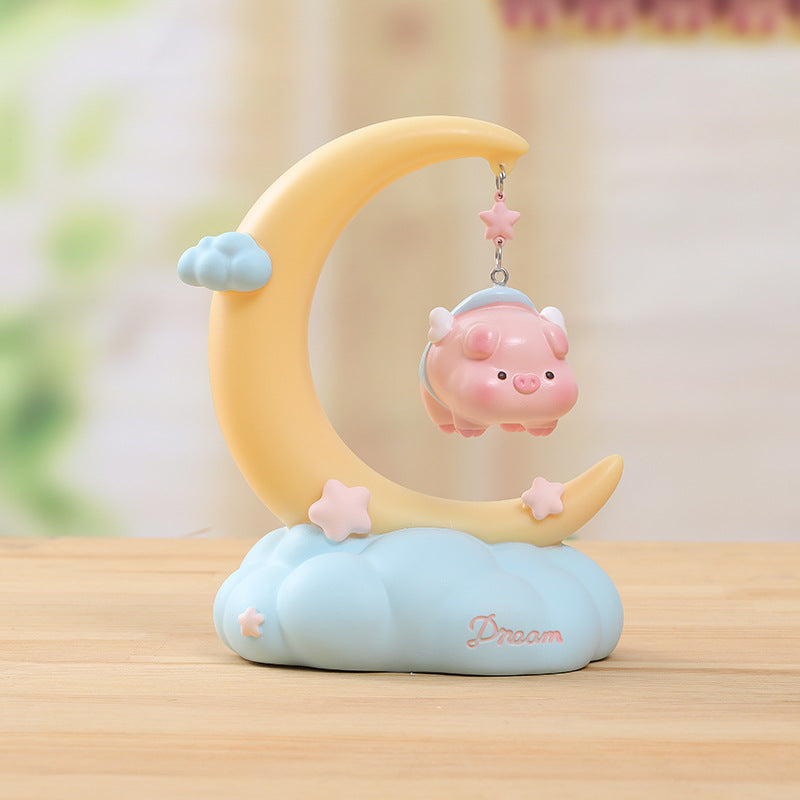 Creative Cute Moon Fairy Tale Small Night Lamp