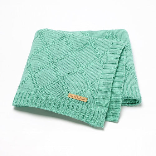 Baby Knitted Blanket Baby's Blanket null