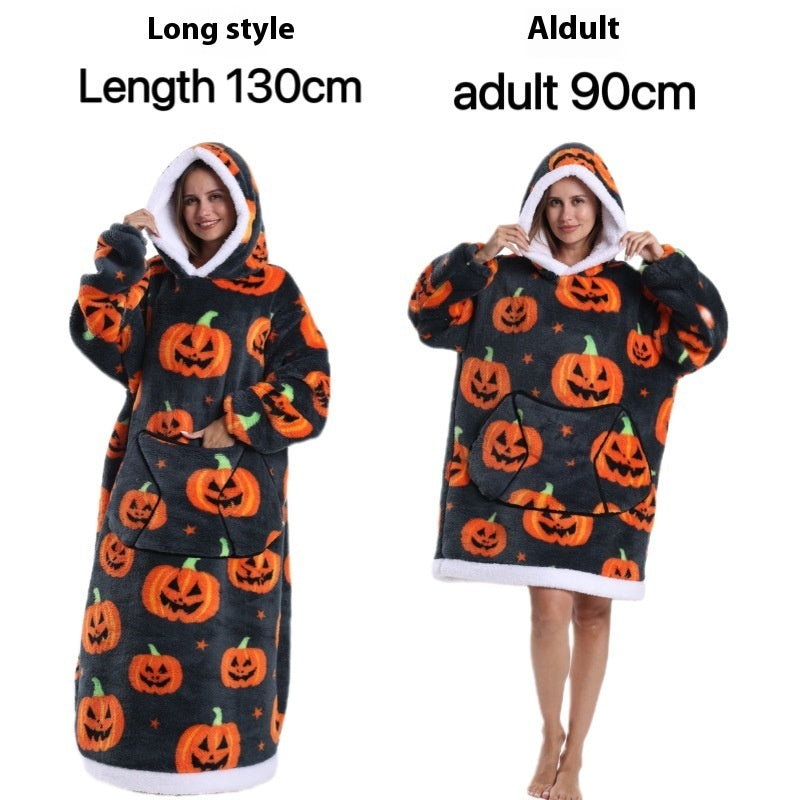 Cold-proof Clothes Pajamas Lazy TV Blanket