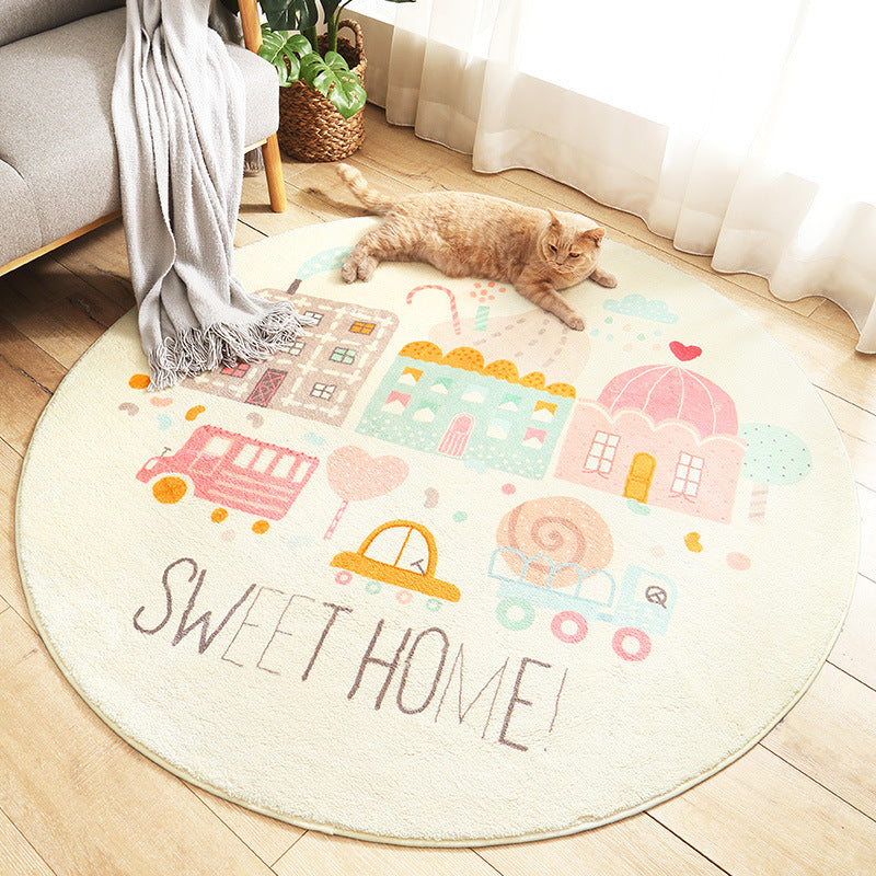 Cartoon Thickened Tea Table Blanket Bedroom