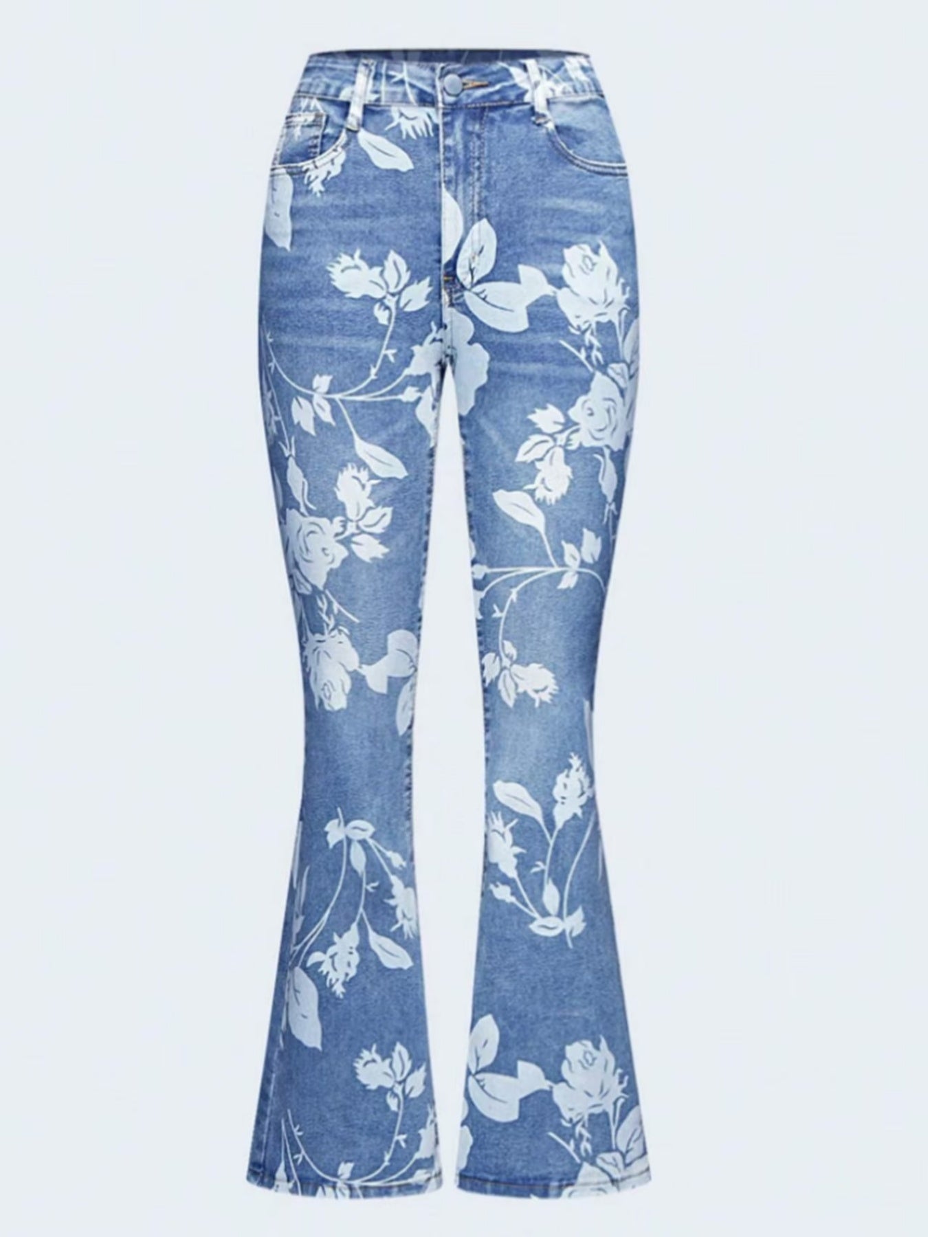 2025 New Women's AutumnWinter Printed Denim Pants, Women's Denim Pants, Essential Jeans For AutumnWinter, Warm Jeans, Women's Four Seasons Jeans, Printed Jeans