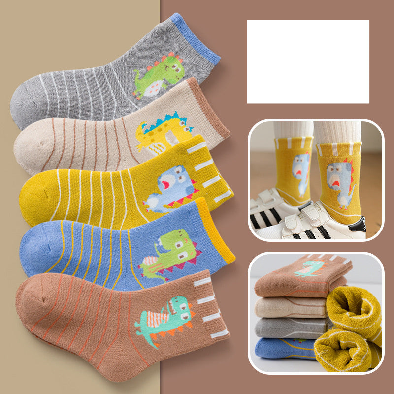 Fashion Thick Terry Socks Cartoon Casual Baby Socks