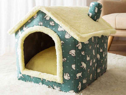 Foldable Dog House - Winter Villa Bed - Amanluxe
