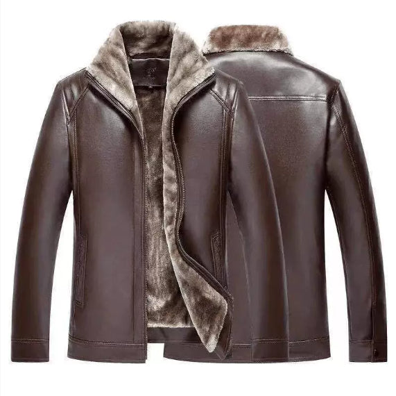 Men's Winter Leather Jacket