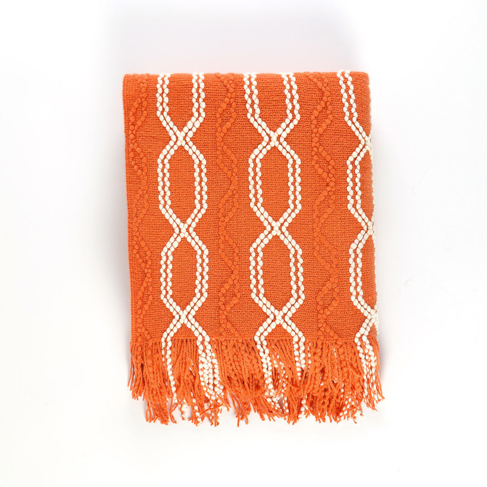 Bohemian Sofa Cover Cover Blanket Knitted Blanket Shawl Blanket