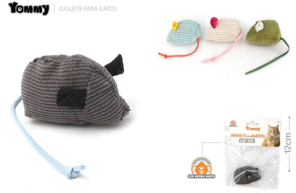 Fabric Mouse With Catnip