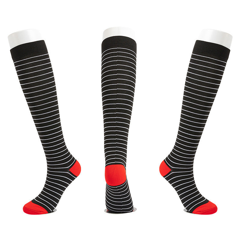 Outdoor Cycling Running Breathable Tube Socks Sports Compression Socks