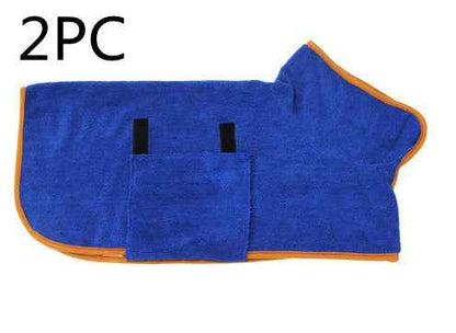 Absorbent Pet Bathrobe - Microfiber - Amanluxe