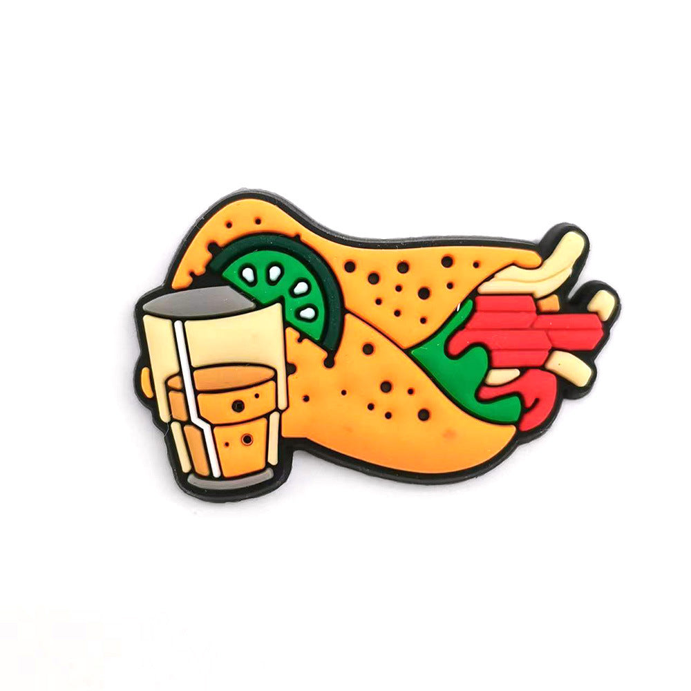 Mexican Food Series Interesting Diy Shoe Flower Decorations