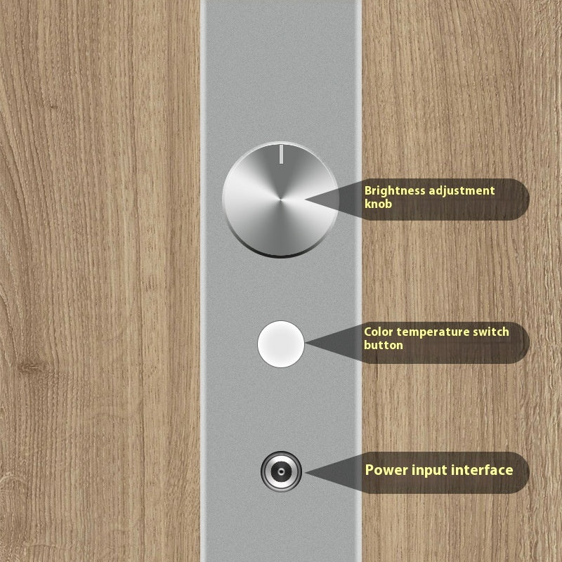 Nail Lighting Table Foldable Desktop Half Moon Lamp