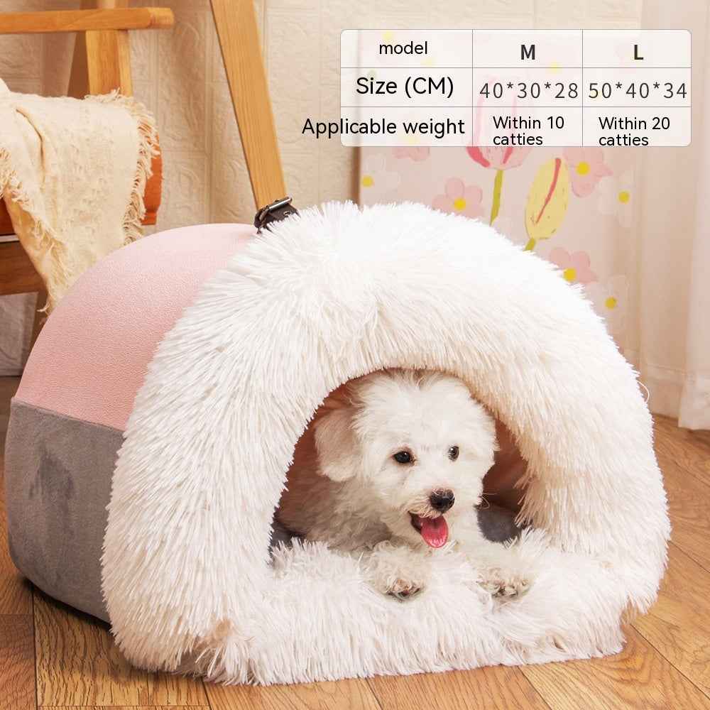 Portable Pet Nest - Warm Winter Bed - Amanluxe