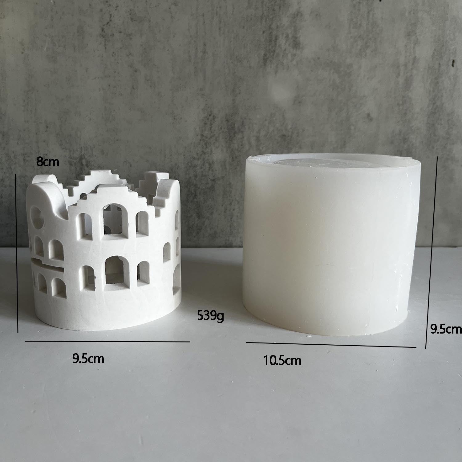 Hollow Ring Room Lamp Silicone Mold Ring Moon