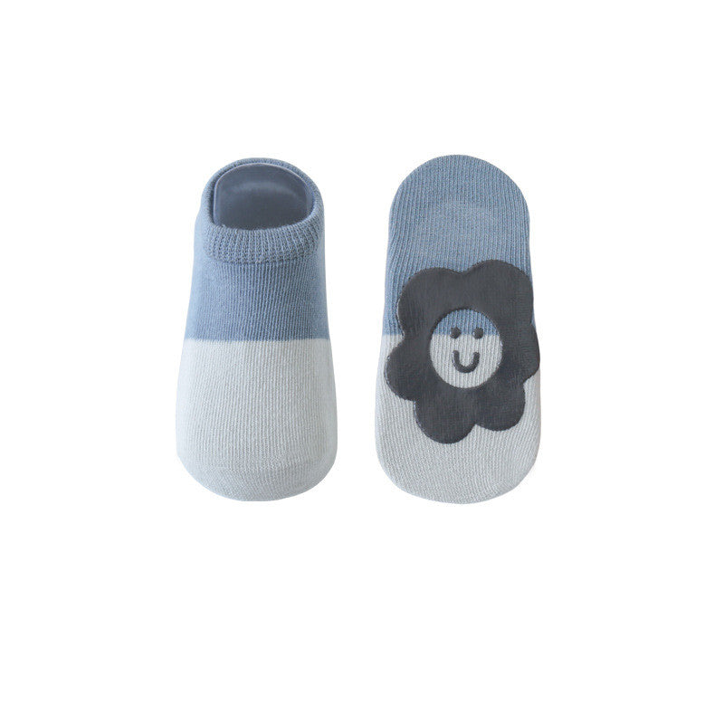 New Summer Baby Socks Combed Cotton Baby Antiskid  Floor Socks