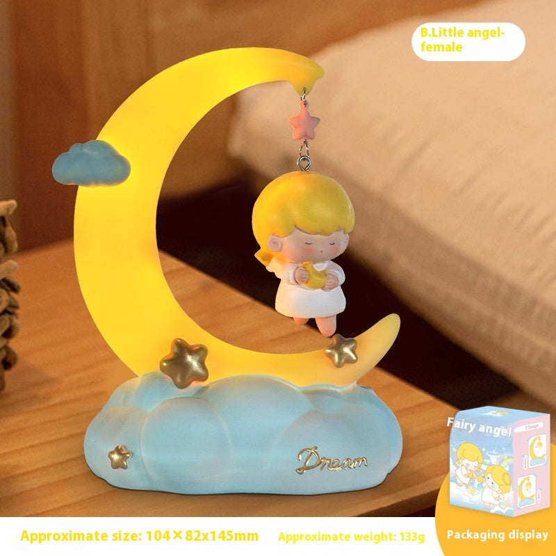 Creative Cute Moon Fairy Tale Small Night Lamp