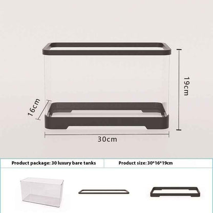 Acrylic Fish Tank - Transparent Lazy Aquarium - Amanluxe