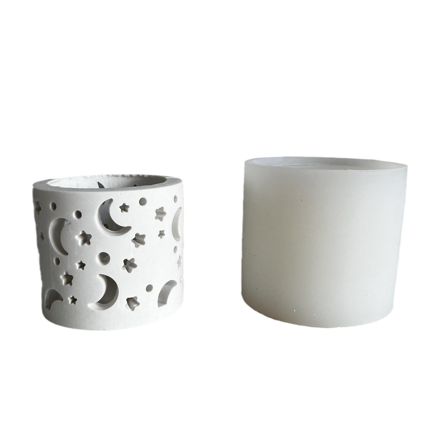 Hollow Ring Room Lamp Silicone Mold Ring Moon