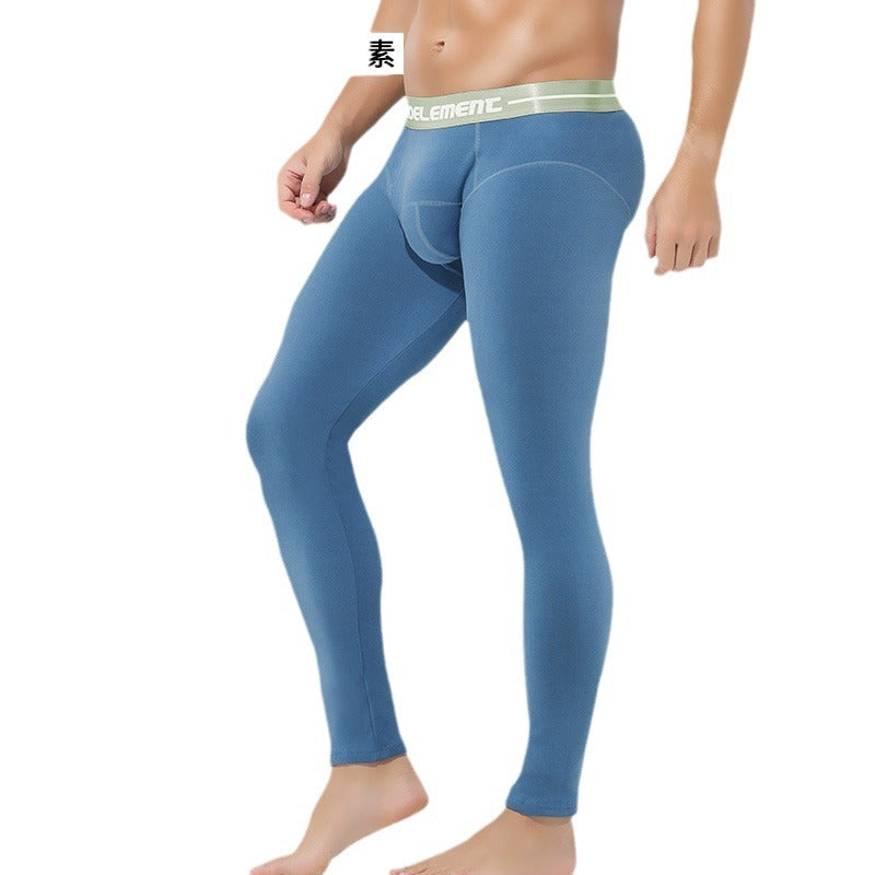 Thermal Underwear Men's Underwear Single Piece Thickened Fleece Pants