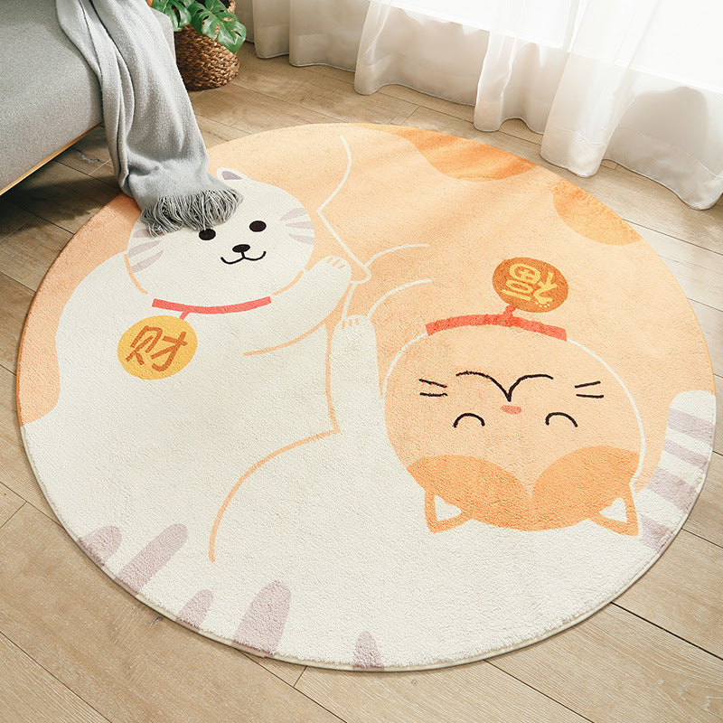 Cartoon Thickened Tea Table Blanket Bedroom