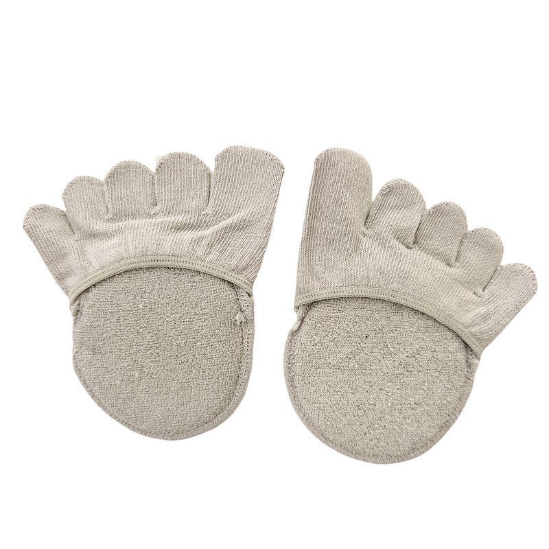 Five-toe Socks Half-shoe Socks Sponge Pad Invisible Socks Toe High Heel Socks