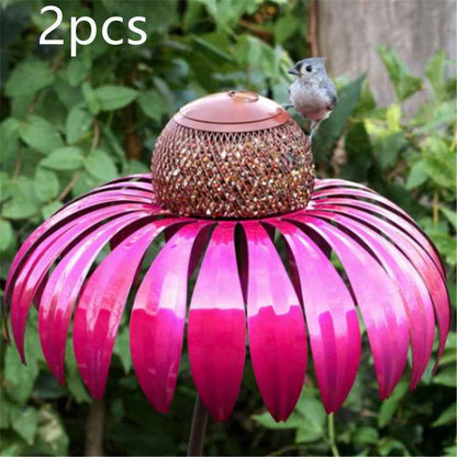 Petal Shape Bird Feeder - Wire Garden - Amanluxe