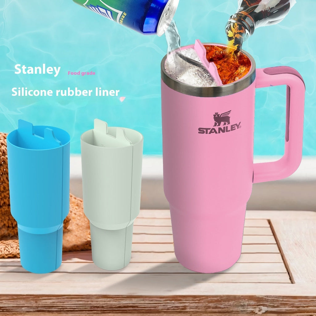 Liner 40oz Vacuum Cup Multi-specification Double-layer Silicone Drinking Liner null