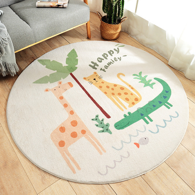 Cartoon Thickened Tea Table Blanket Bedroom
