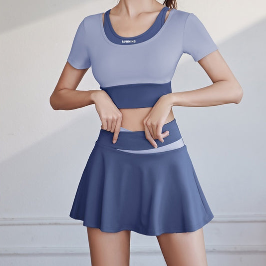 Quick-drying Anti-exposure Running Fitness Fake Skirts