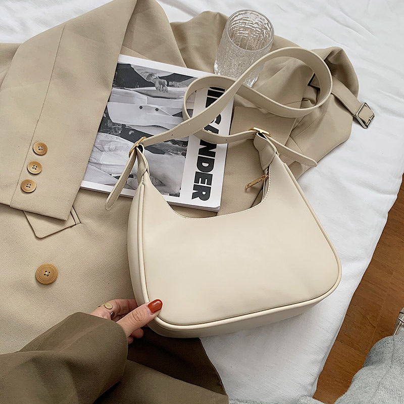 Retro Handbags Underarm Handbags Simple Fashion Handbags Shoulder Messenger Dumpling Bag