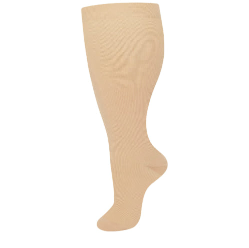 Plus Size Compression Socks Men's And Women's Pressure Socks High Elasticity Fat Socks Sports Fitness Printing Running Socks