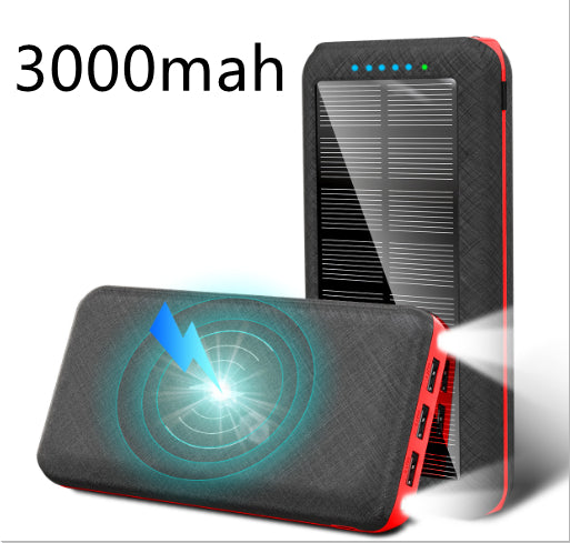 Compatible With Apple, Chargeur Solaire Sans Fil Qi  Pour Xiaomi, Samsung, Iphone, Portable, 3usb, Pour Voyage En Plein Air