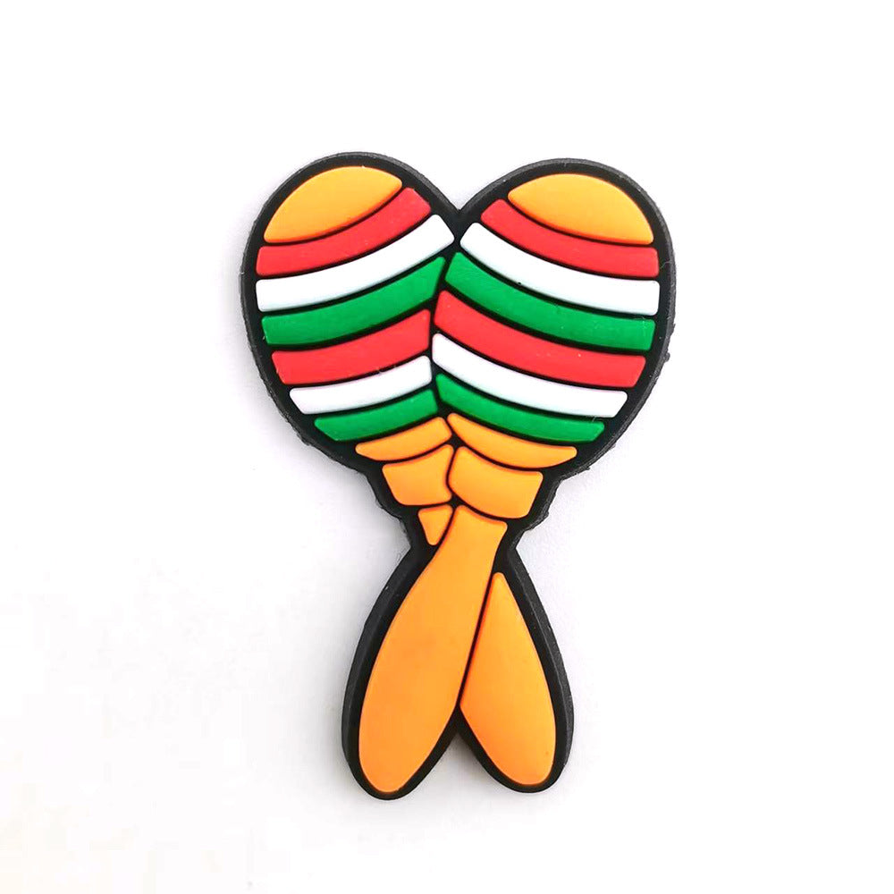 Mexican Food Series Interesting Diy Shoe Flower Decorations