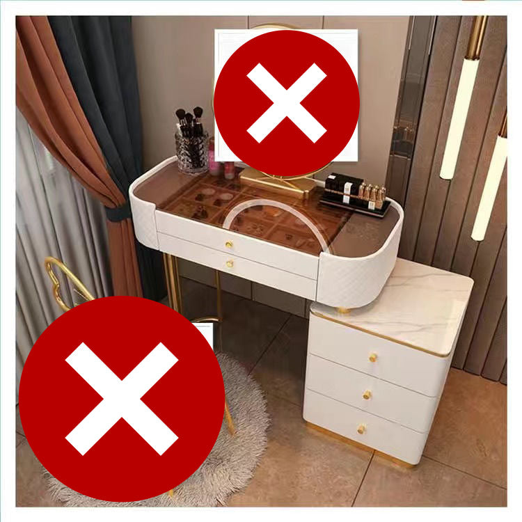 Modern Minimalist Bedroom Dresser Chair Set null