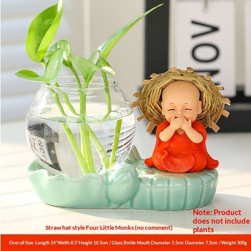 Flower Pots Utensils Vases Clear Glass Decorations Home Furnishings