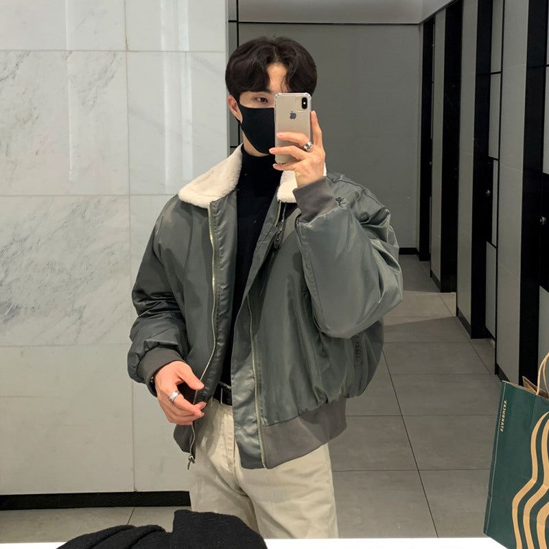 Winter Loose High-grade Plush Cotton Jacket