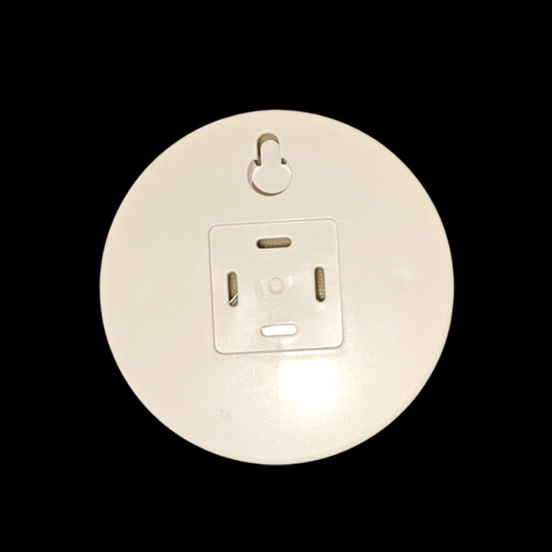 Household Round Small Night Lamp Side Push Key