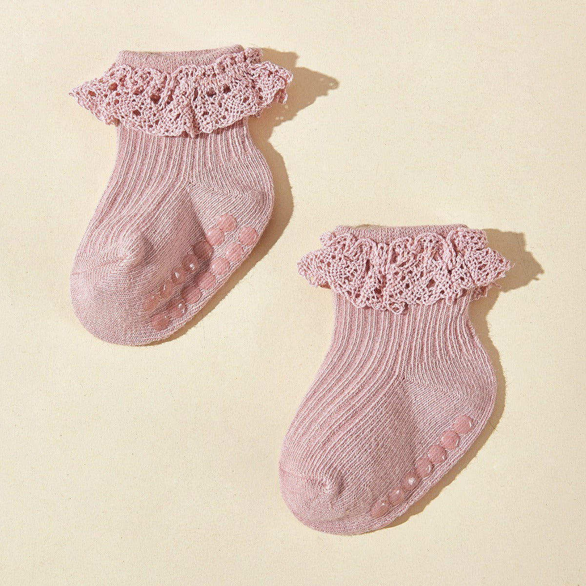 Spring And Summer 6 Pairs Baby Baby Girl Lace Socks Tube Socks