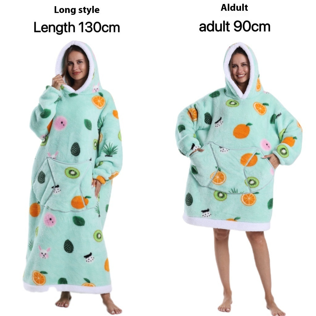 Cold-proof Clothes Pajamas Lazy TV Blanket