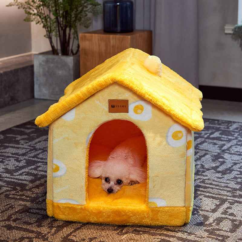 Foldable Dog House - Winter Villa Bed - Amanluxe