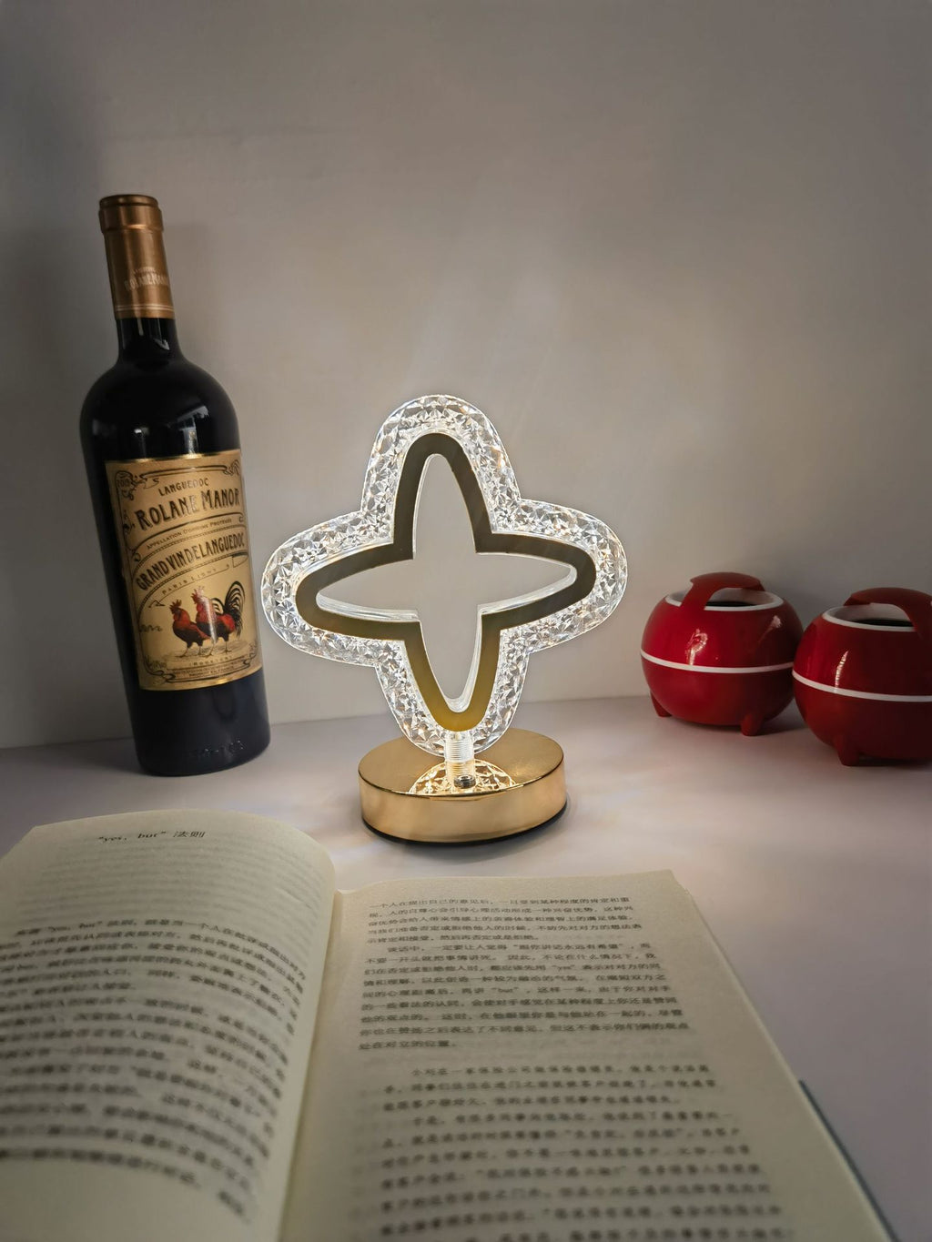 Star Moon Charging Touch Touch Small Night-light Table Lamp