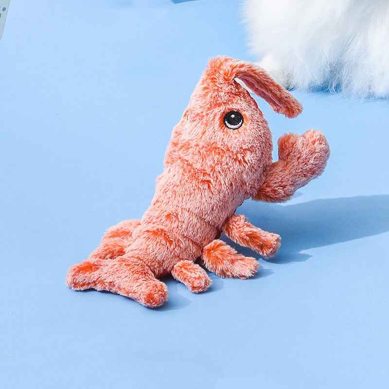 USB Rechargeable Jumping Shrimp Cat Toy - Amanluxe