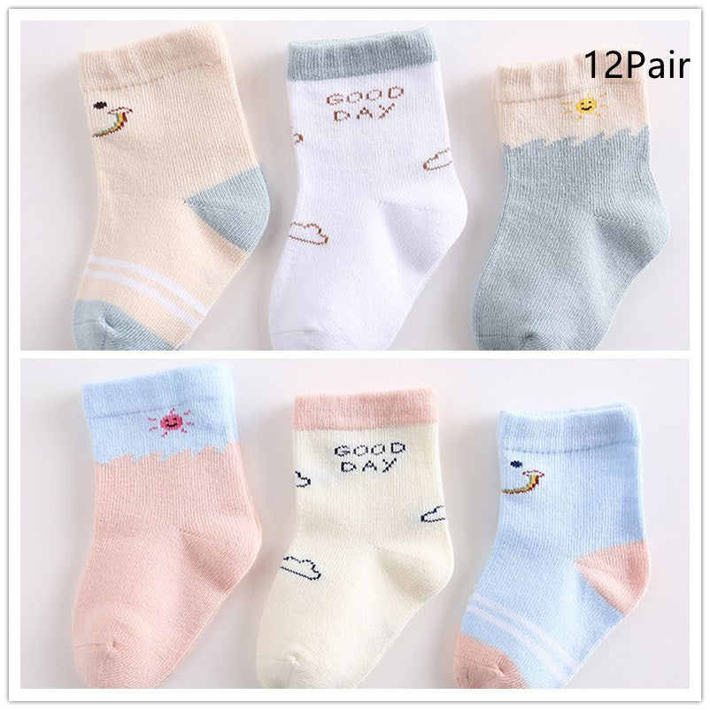 Children's Cartoon Animal Cotton Baby Socks