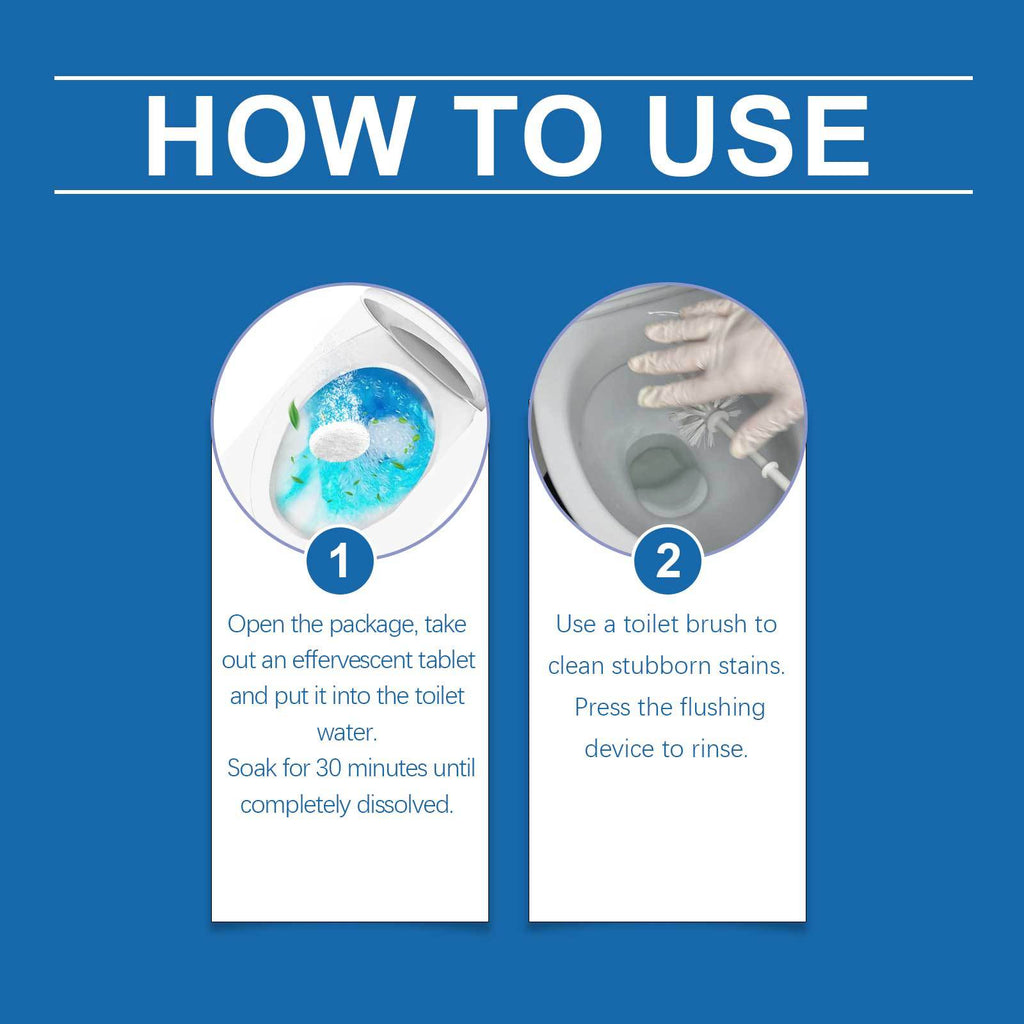 Deodorant Toilet Cleaner Effervescent Tablets