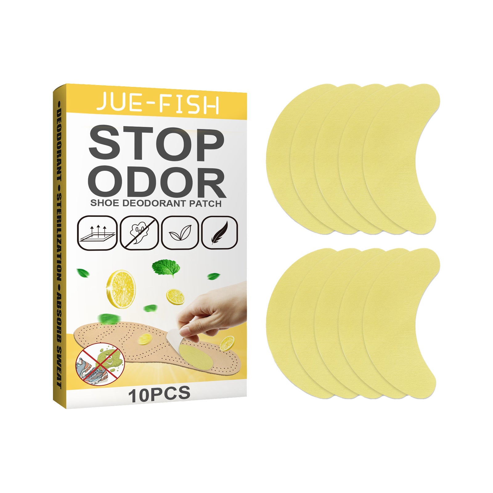 Shoes Deodorant Stickers Remove Odor